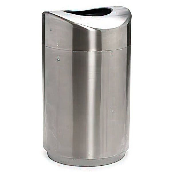 Rubbermaid Commercial Eclipse 30 Gallon Stainless Steel Trash Can (Silver) 532104