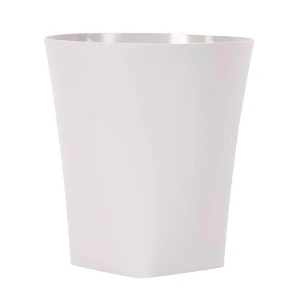 Hapco Certified Green Eco Contour 14 Quart Wastebasket, Greige, Case Of 12