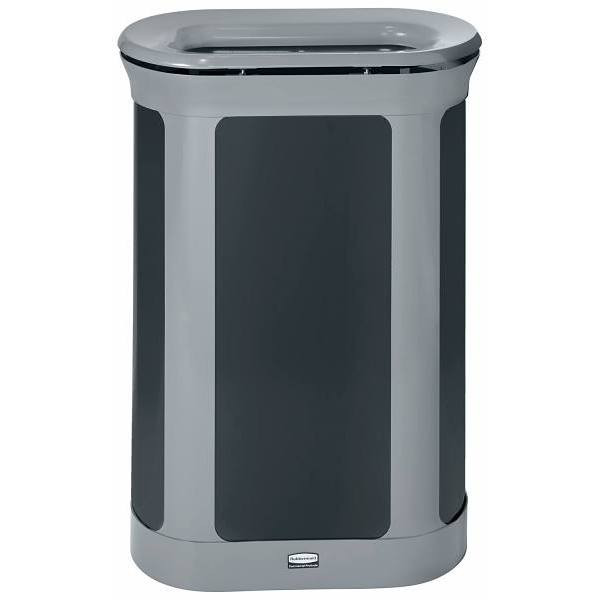Rubbermaid Commercial Enhance 13 Gal Indoor Trash Can (Gray)