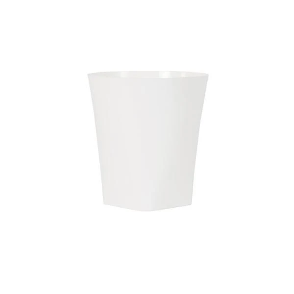 Hapco Certified Green Eco Contour 8q Wastebasket White Package Of 12