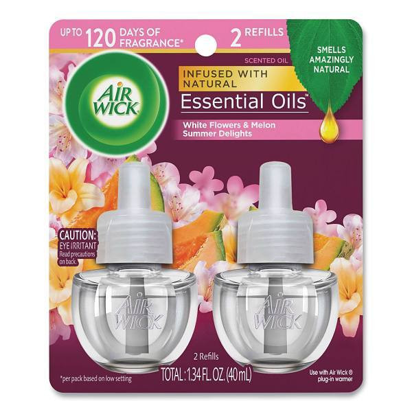Scented Oil Refills, Summer Delights, 0.67 Oz, 6-Carton