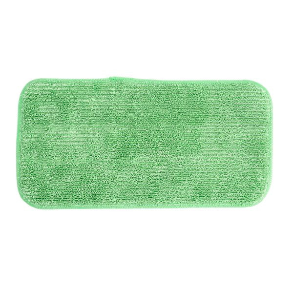 Microworks Microworks Flat Microfiber Pad, 11 Inches, Green, Package Of 12