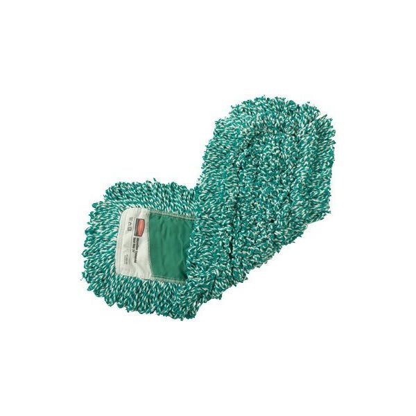 Rubbermaid Commercial 24 In. Green Microfiber Loop Dust Mop (12-Pack)