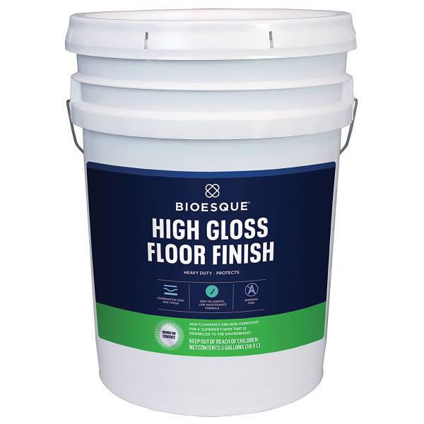 Bioesque 5 Gallon High Gloss Floor Finish Green Seal Certified BSHGF-5Gal