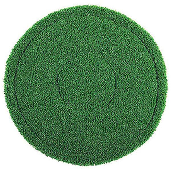 Square Scrub 20 In. Green Round Tile And Grout Pad