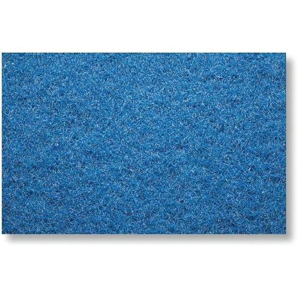 Square Scrub 14x28 Blue Driver Floor Pad, Case Of 5