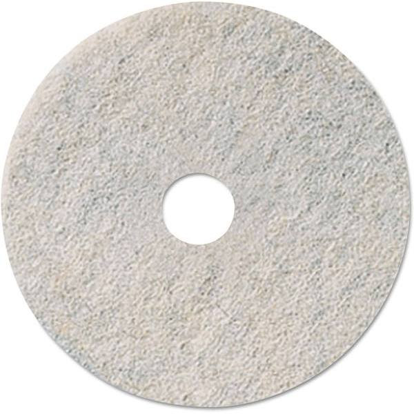 3m 27 In Niagara Natural Burnishing Floor Pad (5-Carton) (White)