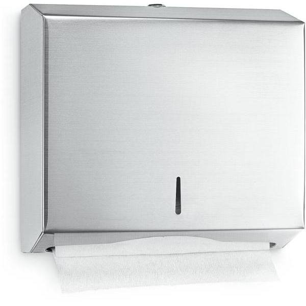 Alpine Industries Stainless Steel C-Fold And Multi-Fold Paper Towel Dispenser