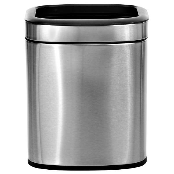 Alpine Industries 2.6 Gal. Stainless Steel Rectangular Liner Open Top Trash Can ALP470-10L