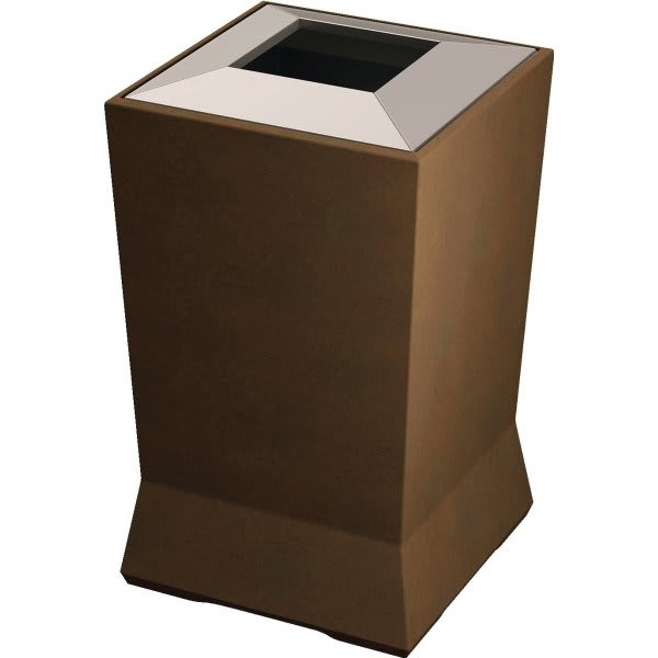 Commercial Zone Products Modtec Series 39 Gallon Waste Container In Old Bronze