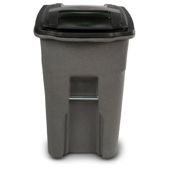 Toter 48 Gallon Heavy-Duty 2-Wheel Trash Can (Graystone)