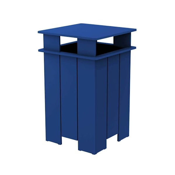 Ledge Lounger Ledge Lounger Mainstay Industrial Square Trash Bin And Liner-Navy