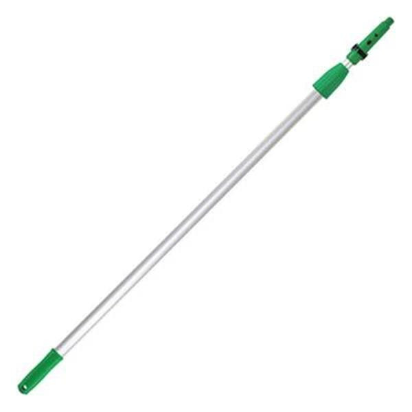 Unger 4 Ft Aluminum Telescoping Pole W/ Two Sections (Silver/Green)