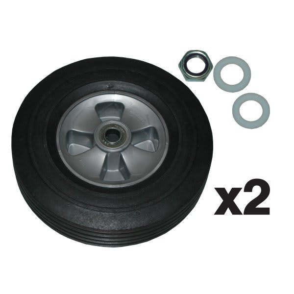 Rubbermaid Commercial 10 Inch Wheel Kit With Hardware For Rubbermaid Commercial Tilt Truck