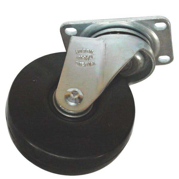 Rubbermaid Commercial 4 Inch Swivel Plate Caster With Hardware For Rubbermaid Commercial Tilt Truck