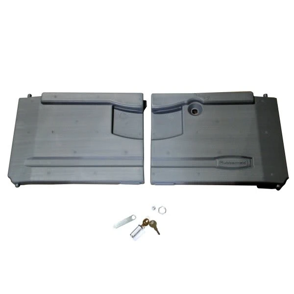 Rubbermaid Commercial Gray Door Kit W/ Lock & Key For Rubbermaid Commercial Xtra Cart