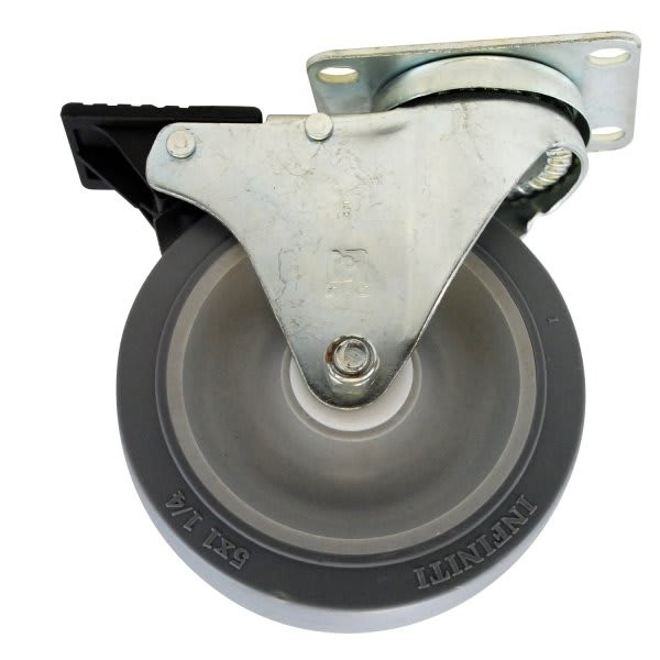 Rubbermaid Commercial 5 Inch Heavy Duty Swivel Caster For Heavy Duty Ergo Utility Cart