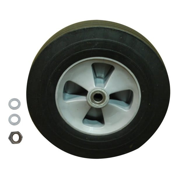 Rubbermaid Commercial 12 Inch  Wheel W/Hardware For Rubbermaid Commercial Tilt Truck Fg1013l10000