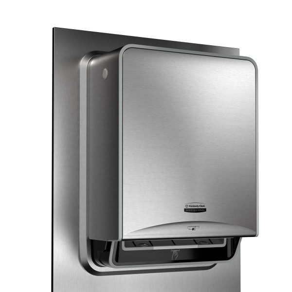 Kimberly-Clark ICON Recessed Automatic Roll Towel Dispenser With Trim (Stainless Steel)