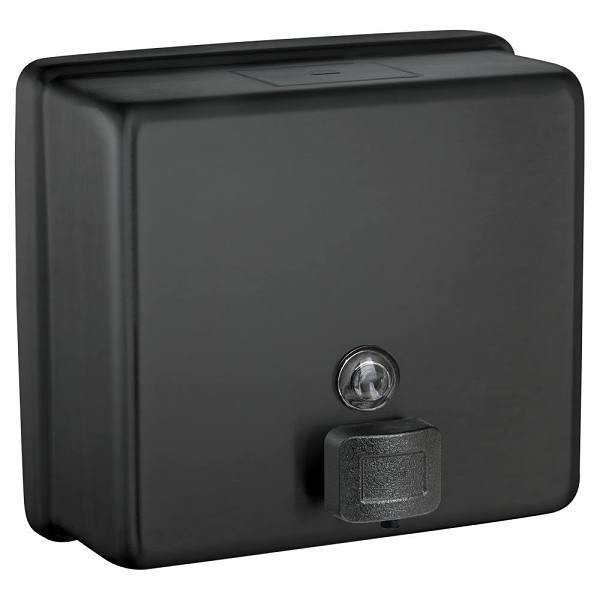 Asi American Specialties Inc. Soap Dispenser Liquid Surface Mounted Matte Black
