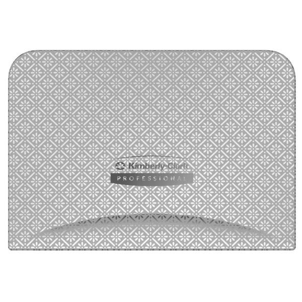 Kimberly-Clark ICON 58761 Faceplate For 2 Roll Vertical Coreless Standard Roll Toilet Paper Dispenser (Silver Mosaic)