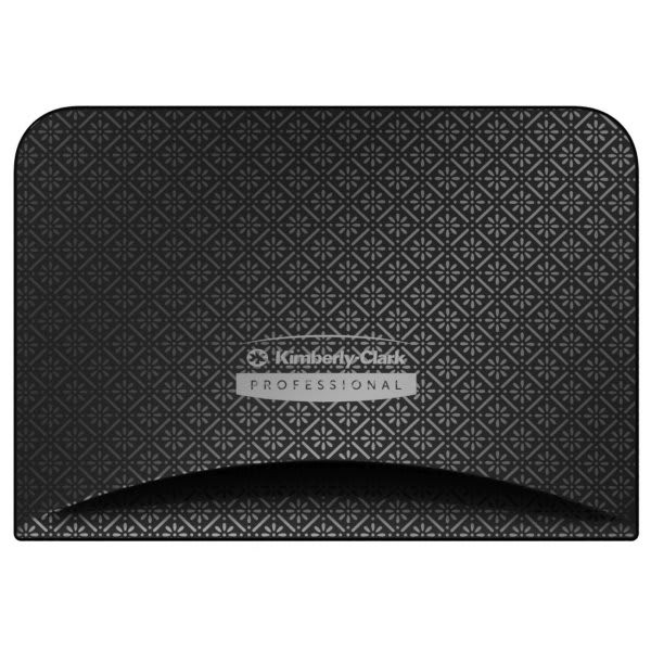 Kimberly-Clark ICON 58781 Faceplate For 2 Roll Vertical Coreless Standard Roll Toilet Paper Dispenser (Black Mosaic)