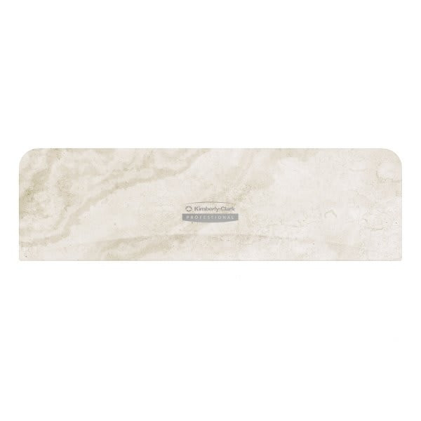 Kimberly-Clark ICON 58792 Faceplate For 2 Roll Horizontal Coreless Standard Roll Toilet Paper Dispenser (Warm Marble)