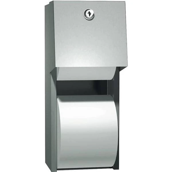 American Specialties Surface Mounted Twin Hide-A-Roll Toilet Paper Dispenser
