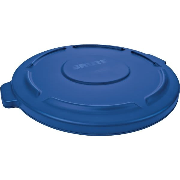 Rubbermaid Commercial 20 Gallon Brute Blue Trash Can Lid (6-Pack)