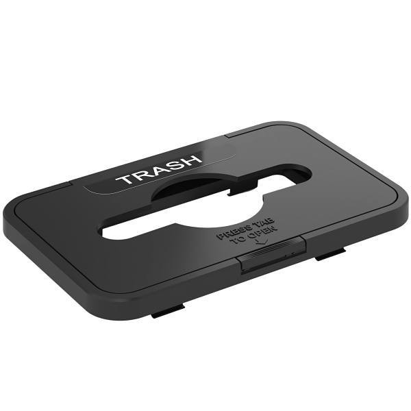 HLS Commercial Trash Lid Attachment For 16, 18, 21 G Rectangular Open Top Trash Can