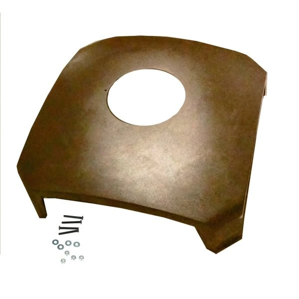 Rubbermaid Commercial Landmark Dome Top Lid W/ Hole And Hardware