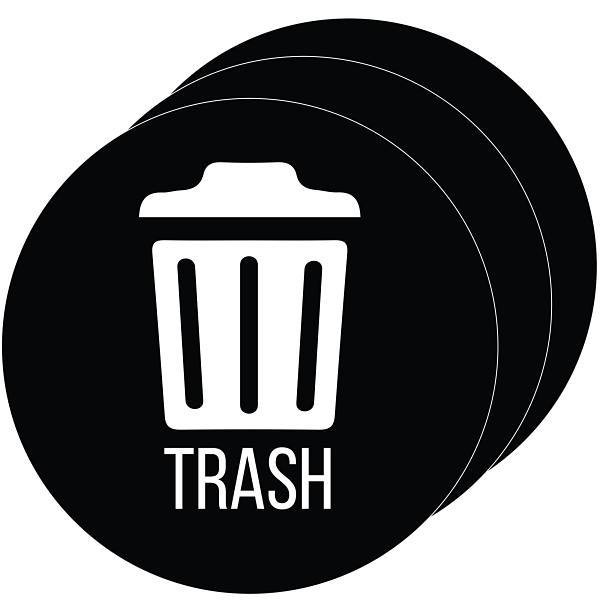 HLS Commercial "Trash" Decal (3-Pack)