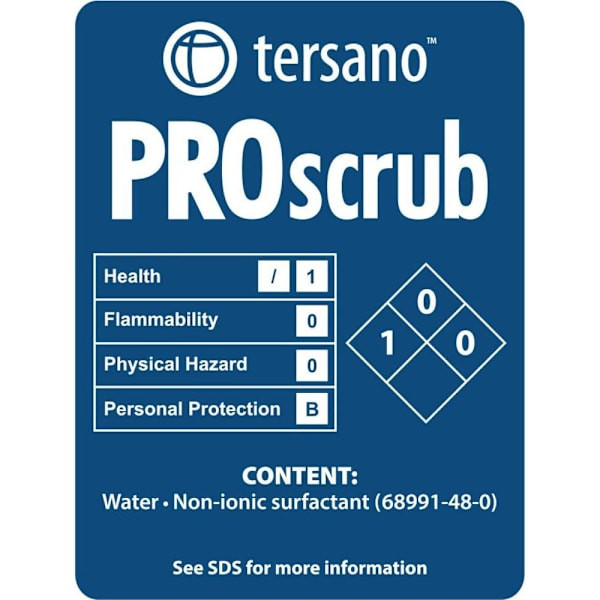 Tersano Proscrub Secondary Bottle Labels Package Of 100 SPPSCRUBLAB100