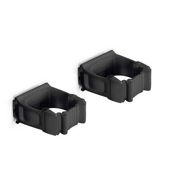 Toolflex One Universal Holder Includes Wall Adapter Black Package Of 2 363815