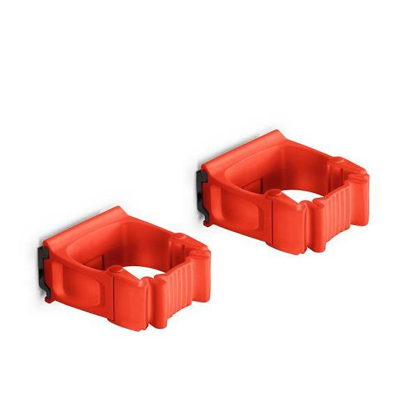 Toolflex One Universal Holder Includes Wall Adapter Red Package Of 2 363816