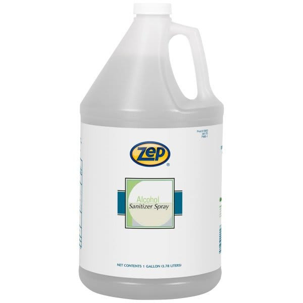 Zep Alcohol Sanitizer Spray 4-1 Gallon Package Of 4 103448