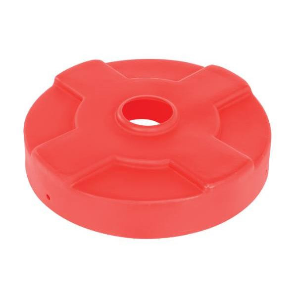 Vestil Drum Recycling Lid 30 Gallon Drum Red 124454