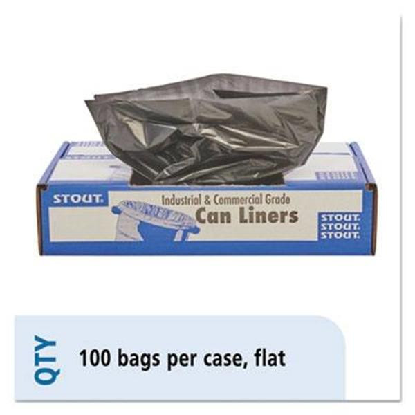 Envision 33 Gal 1.3 mL Low-Density Trash Bag (100-Carton) (Black/Brown) 505899