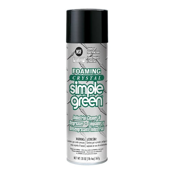 Simple Green 20 Oz Foaming Crystal Industrial Cleaner And Degreaser (12-Carton)