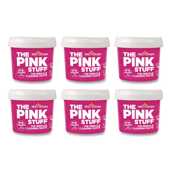 The Pink Stuff Miracle Cleaning Paste Fruity Scent 17.6 Oz Jar Case Of 6