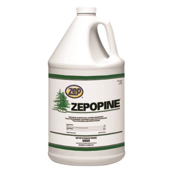 Zep 128 Oz Zepopine Fortified Disinfectant Cleaner (Pine) (4-Case)
