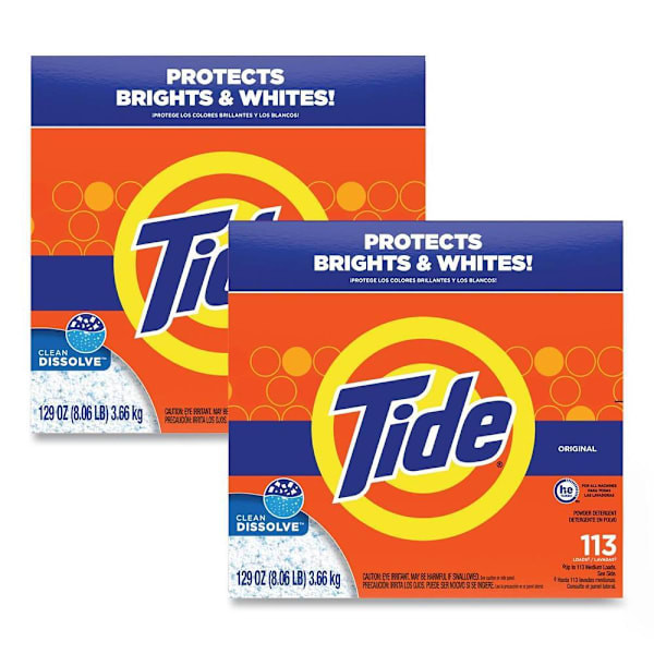 Powder Laundry Detergent, He Compatible, Original Scent, 143 Oz Box, 2/Carton