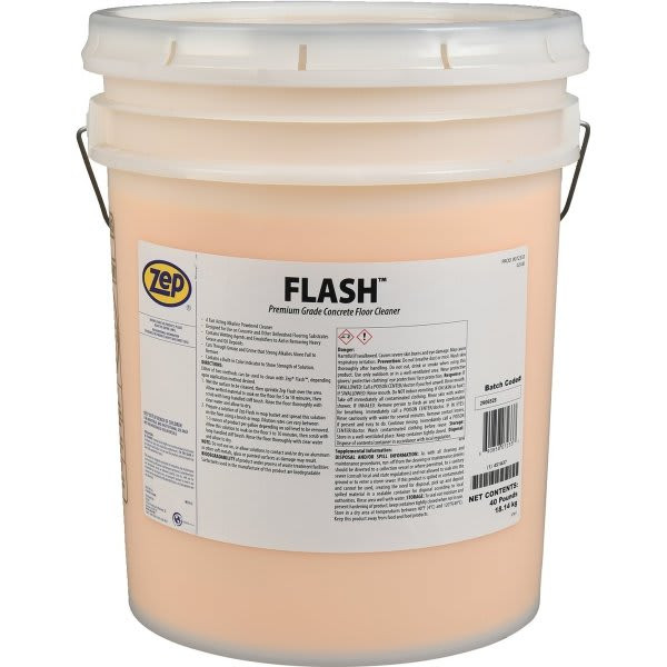 Zep 40 Lb Flash Heavy-Duty Concrete Cleaner
