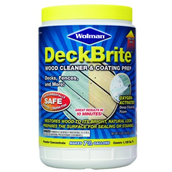 Rust-Oleum Wolman Deckbrite 3 Lb Wood Cleaner, Coating Prep, Case Of 6
