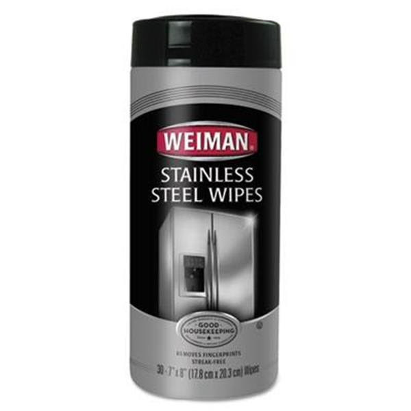 Weiman Stainless Steel Wipes (30-Canister)