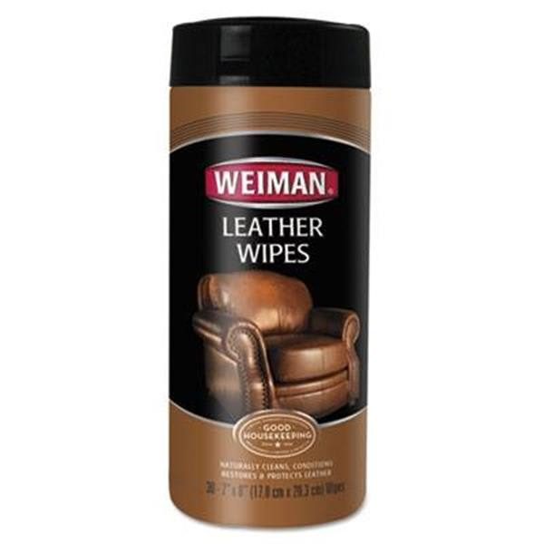 Weiman Leather Wipes (30-Canister)