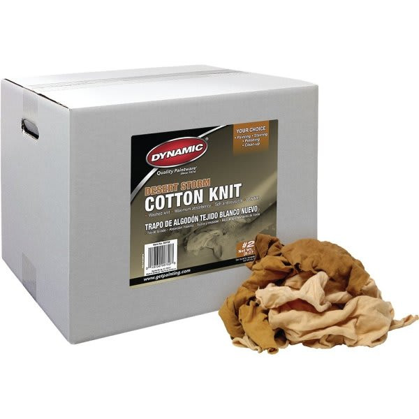 Merit Pro Dynamic 99750 #25 20 Lb Box Desert Storm Cotton Knit Wiper