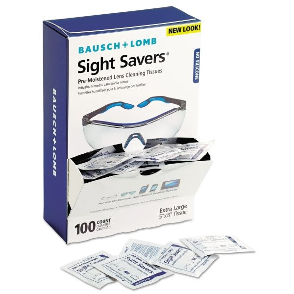 Bausch & Lomb Sight Savers Lens Cleaning Tissues, 100/Box, 10 Boxes/Carton