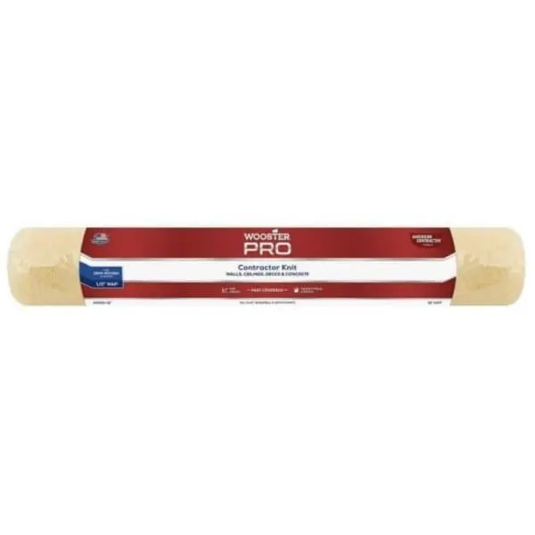 Wooster Pro 18" X 1/2" American Contractor High-Density Knit Fabric Roller