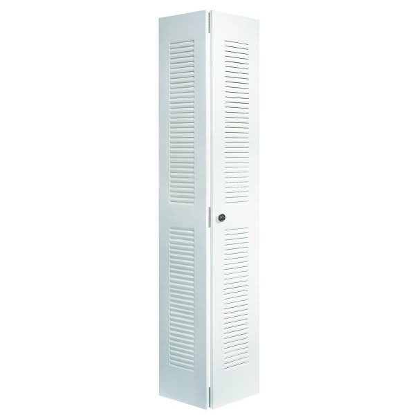Dunbarton 27 X 80-1/2 In. Louver Ii Bi-Fold, White